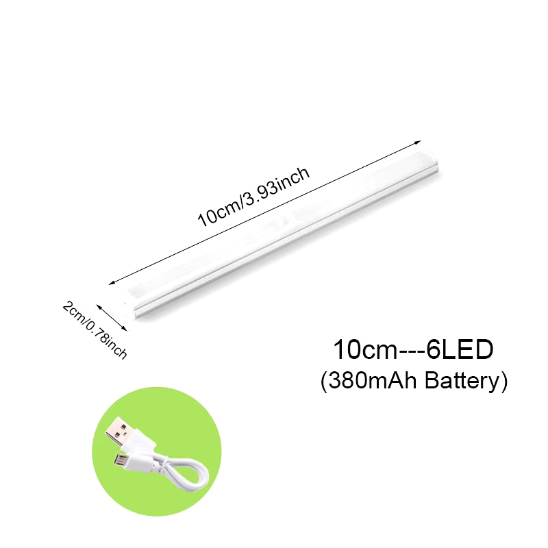 Night Light Led Light under Cabinet Light Motion Sensor Closet Light Cabinet USB Rechargeable Kitchen Lighting Lamp