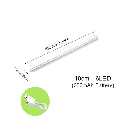 Night Light Led Light under Cabinet Light Motion Sensor Closet Light Cabinet USB Rechargeable Kitchen Lighting Lamp