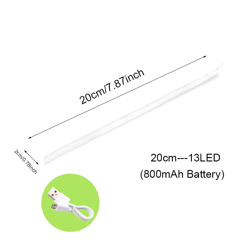 Night Light Led Light under Cabinet Light Motion Sensor Closet Light Cabinet USB Rechargeable Kitchen Lighting Lamp